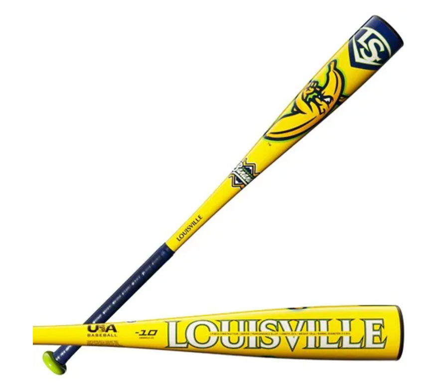 NEW 2025 Louisville Slugger Savannah Bananas (-10) USA Baseball Bat (New)