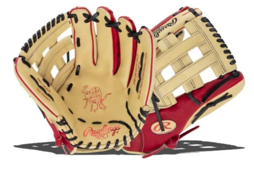 New Rawlings RH Heart of the Hide PROR3039-6CS Baseball Glove 12.75"
