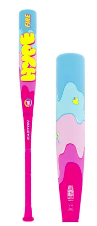 New Limited Edition 2025 Easton Hype Fire Pool Party -5 USSSA Baseball Bat: EUT6HPP5 - Image 3